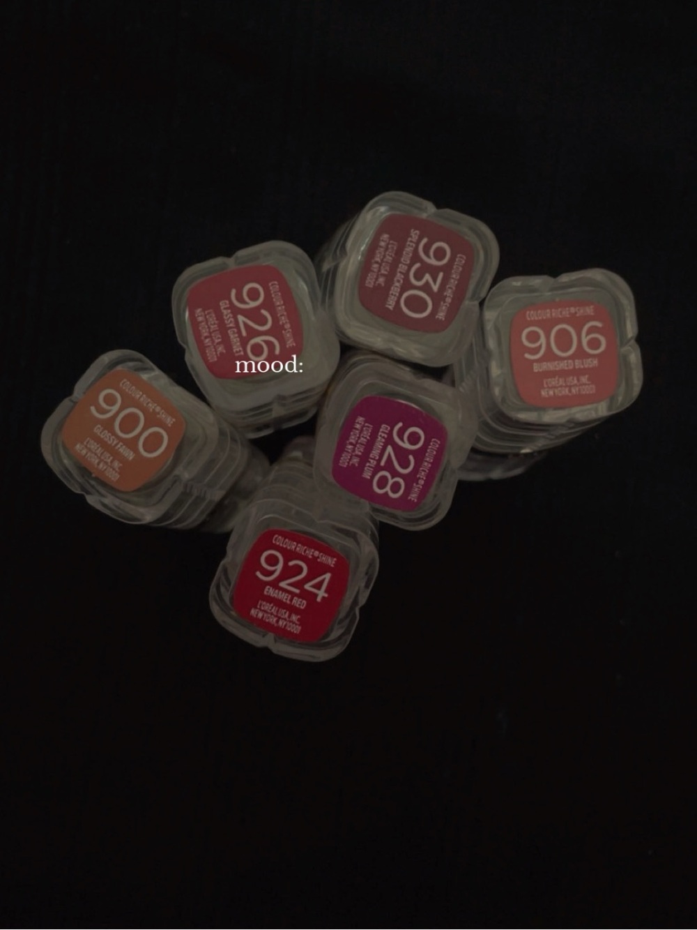 L’Oréal colour riche lipsticks
